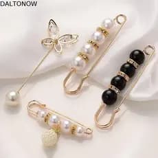 DALTONOW Conjunto De Broches De Roupas Coreano Pino De Aperto De Cintura Moda 2/4/6/8 Pçs/Set Acessórios Broche De