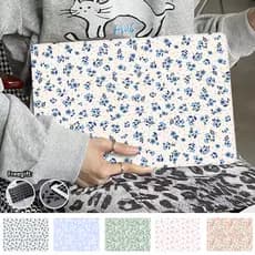 Capa De Impressão floral Ditsy Para Macbook Neo Air13 M4 A3240 Air13 M2 A2681 M3 A3113 Air15 M5 A3241 M3 A3114 M2 A3114