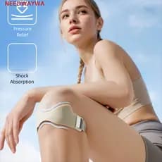 NEEDWAYWA Patela Belt Joelheiras , Joelheira Esportiva Espessada Respirável , Faixa Elástica Para