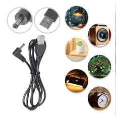 YYS Cabo De Alimentação USB De Plástico Flexível 5V A 3 5x1 35mm Centro De Ligação Positiva Adição Eletrônica Doméstica