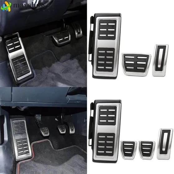 MAYSHOWX1 Pedais Para Carros Anti-Derrapante Skoda VW golf 7 8 Conjunto De Capa Pés