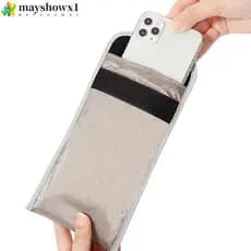 MAYSHOWX1 Bolsa Blindagem , Anti-Radiação Rastreamento Faraday , Cartão IC Celular Previne Desmagnetização Da Capa Do