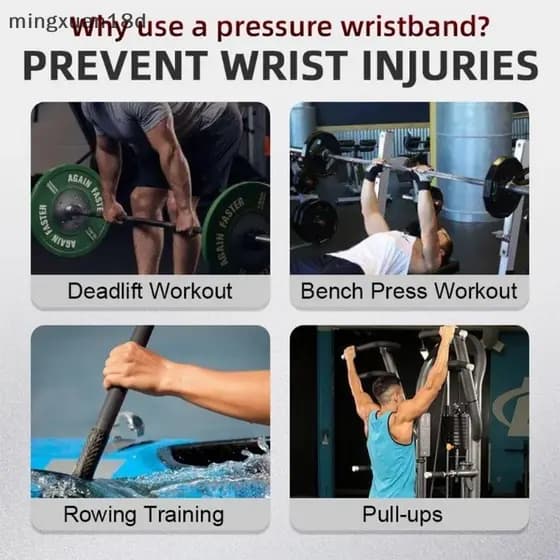 Bandagem De Suporte De Pulso ming Fitness-Envoltórios Para Academia De Levantamento De Peso [COD]