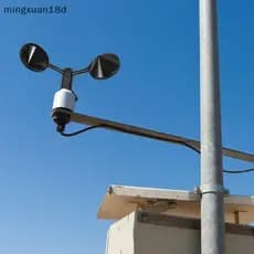 ming Anemômetro Sensor De Velocidade E Direção Do Vento Dispositivo De Medição De Monitor De 3 Xícaras [COD]