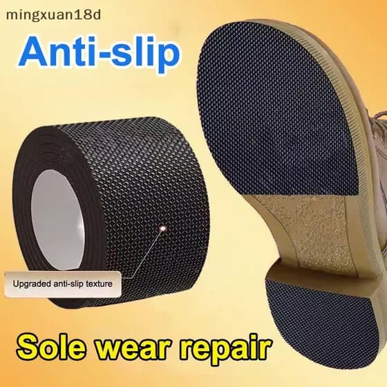ming Remendo De Sola De Sapato Antiderrapante Grosso Para Reparar Furos , Salto Alto E Calçados Esportivos [COD]