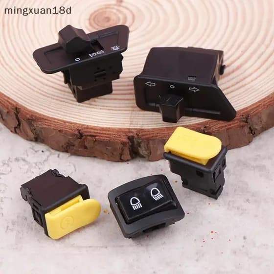 Conjunto De Interruptores De Motocicleta ming 5 Unidades : Farol , Buzina , Dimmer , Sinal De Mudança E Partida [COD]