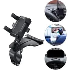 Suporte de Carro para Celular com garra Painel 360º ajustável Suporte Universal