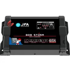 Fonte JFA Bob Storm 60A Bivolt Carregadora e Bateria Para Caixa Bob Ativa Trio Home Som Casa