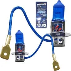 Kit com 2 Lampadas H3 Halogenas Original para Carro Automotiva 12v 8500K