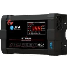Fonte JFA Storm Plus 120A Bivolt Carregadora de Bateria De Trio Paredão Som Automotivo Festa Show