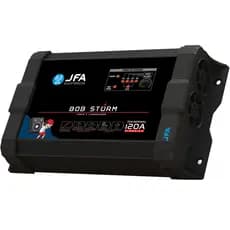 Fonte JFA Bob Storm 120A Bivolt Carregadora e Bateria Para Caixa Bob Ativa Trio Home Som Casa