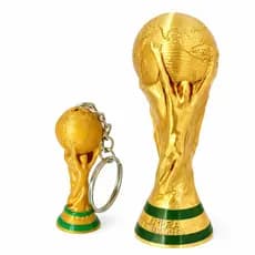 Taça Copa + Chaveiro Copa do Mundo Troféu Decorativo Colecionadores Decoração e Presente