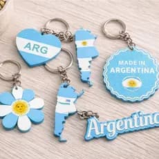 Kit 5 Chaveiro da Argentina Temáticos Copa do Mundo Fifa 2026