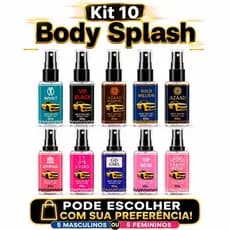 Kit 10 Body Splash Automotivo 40ml, Pode Escolher,  Perfumes para Carro Longa Duração| Ideal Revenda