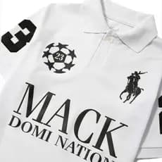 Camiseta Polo Unissex 100% Algodão:"White League Polo" Manga Curta