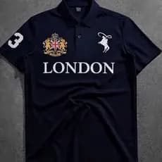 Camisa Polo Unissex LON00N No Piquet Camiseta Manga Curta