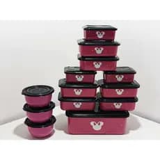 CONJUNTO DE POTES PERSONALIZADO DA MINNIE 13 PEÇAS