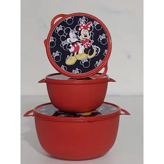 KIT POTES MULTIUSO DECORADO MINNIE & MICKEY