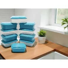 CONJUNTO COM 10 POTES MULTIUSO - ORGANIZAÇÃO E PRATICIDADE PARA SUA COZINHA
