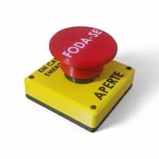Botão do F*da-se - Fidget Toy Anti-Stress com Switch Mecânico