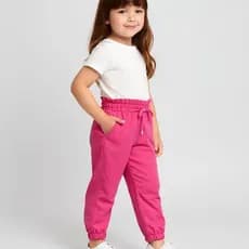 Calça Jogger Infantil Menina  | Tecido Leve e Confortável | 2 a 8 anos