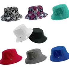 Chapéu Bucket Hat, Unissex Varias Cores