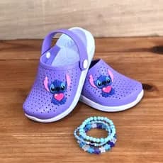 Babuche sandália papete infantil Stitch