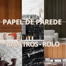 Papel De Parede Adesivo Ripado Madeira 10 METROS x 45CM Adesivo Autocolante