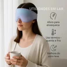 Touca De Enxaqueca Chapéu De Alivio De Enxaqueca Terapeutico Quente Frio Máscara Tapa Olhos