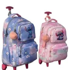 Mochila Feminina de Rodinha Escolar Juvenil  Confortável de Alta Qualidade