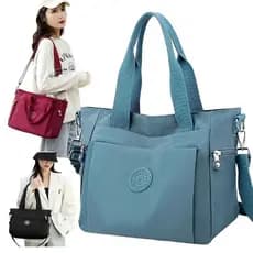 Bolsa Feminina Transversal Casual, Tecido Impermeável