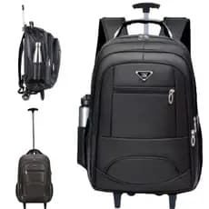 Mochila Rodinha Impermeável Reforçada, Trabalho, Faculdade (Unisex)