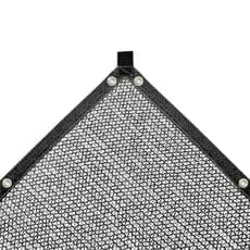 Tela de Sombreamento Hortas/Estufas 50% Preto 3x2 - Escolha Ilhós ou Alças
