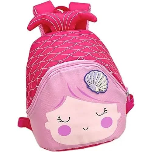 Mini Mochila Infantil Sereia Estilo Colorido Leve Resistente Escolar Presente