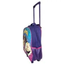 Kit Mochila Infantil Escolar 3 Peças Tema Princesas Roxa Resistente Organização Escolar