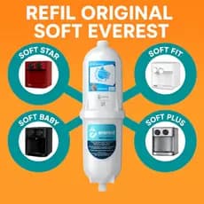 Refil Filtro Vela Soft Everest Original Purificadores Soft Everest Star Slim Plus Fit Baby Flat