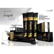 Souple Color Coloração Tintura Para Cabelo Souple Liss 60g