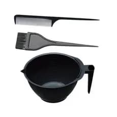 Kit tintura profissional cabeleireiro barbeiro Cumbuca + Pincel + Pente