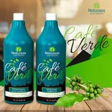 Escova Progressiva De Café Verde Natureza Cosméticos 2x1000ml