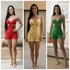 Vestido feminino Curto elegante colado Mini Macacão Moda Feminina Look Aurora Bug