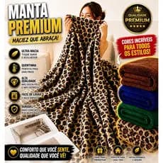 Manta Cobertor Plush Extra Macio Quentinho Não Faz Bolinha Casal Sofá