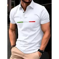 Camisa Polo Italy Luxo Malha Piquet Algodão Camiseta Premium