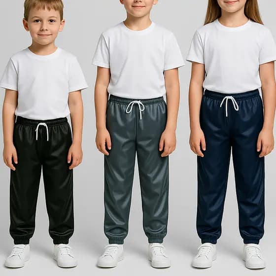 Calça Jogger Infantil Masculina Com Bolsos Lateral 2 Ao 16 Promoção