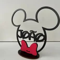 10 Centros de Mesa Mickey Personalizado Aniversário Tema Mickey