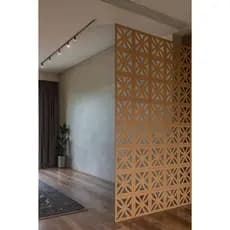 Kit 12 Peças Divisórias de Ambiente 20x20 cm Mdf Cobogó Divisor de Ambiente