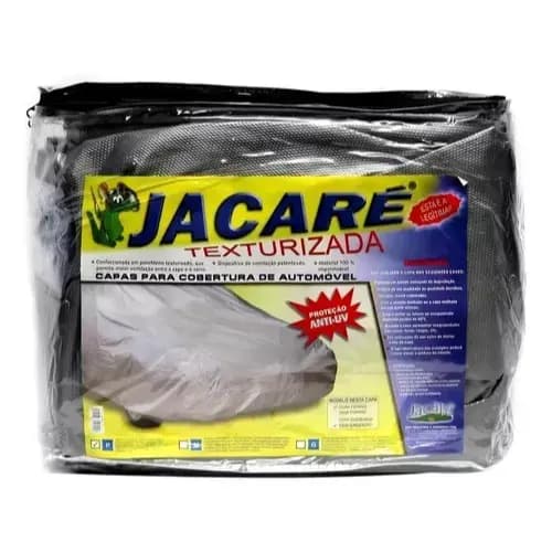 Capa para Carro Forrada Grossa Impermeável Proteção UV Sol/Chuva/Poeira Tamanho - Jacaré