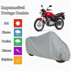 Capa de Moto 100% Impermeável  Com Proteção UV Sol/Chuva/Poeira - Auto Style