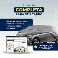 Capa Para Carro Impermeável Com Proteção UV  Protege de Sol / Chuva / Poeira Tam: ( M ) Auto Shield