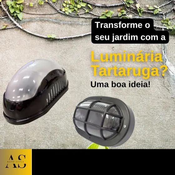 Kit Iluminação Completa: Plafon + Soquete Fixo + Luminária Tartaruga – Pronto para Instalar!