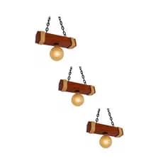 3 Luminárias Rustica de Teto, com 1 Bocal
